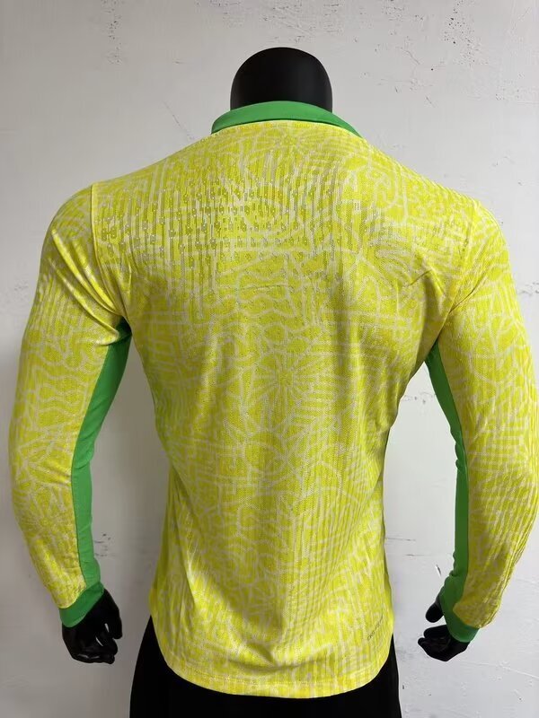 Brazil Home Player Version Long Sleeve
