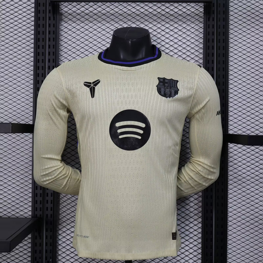 Barcelona Away Long Sleeve Player Version 25/26