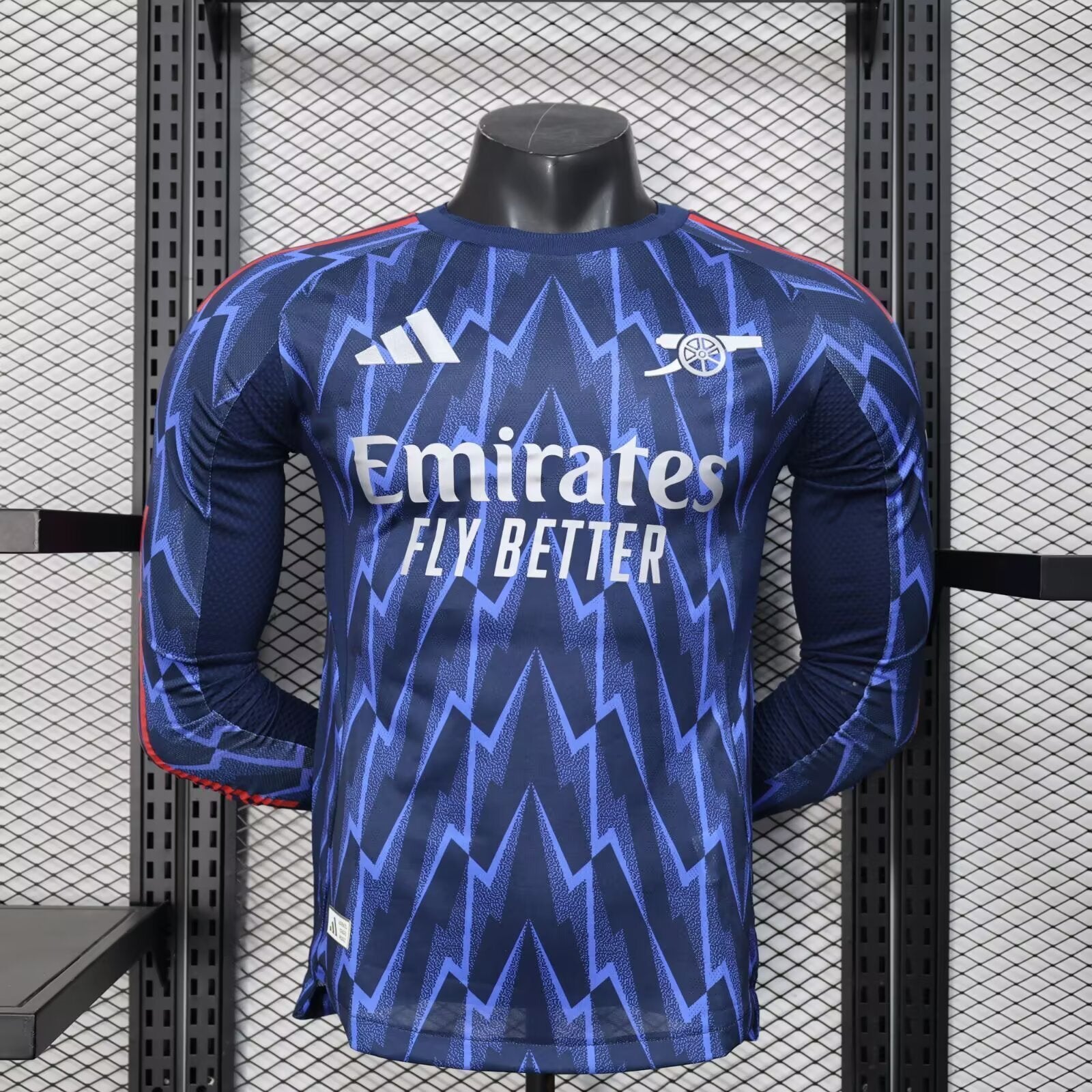 Arsenal Away Long Sleeve Player Version 25/26